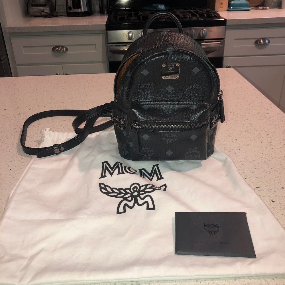 MCM X-Mini Stark Backpack Black